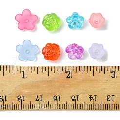 100шт 4 стиля прозрачные акриловые бусины&nbsp;TACR-FS0001-45