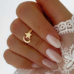 Простое регулируемое серебряное кольцо S925 для женщин XT9410