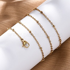 Вакуумное покрытие pvd нержавеющая сталь 304 кабель цепи ожерелья&nbsp;MAK-L015-41G