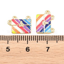 Messing Emaille-Anhänger&nbsp;KK-P353-04G