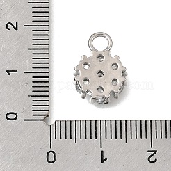 Breloques en laiton zircon cubique transparent&nbsp;KK-K427-13B-P