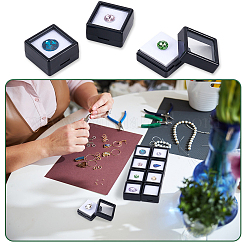 Пластиковые коробки для хранения бриллиантов&nbsp;CON-WH0089-72B