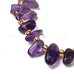Природный аметист нитей бисера G-Z091-A13