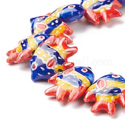 Фарфоровые бусины ручной работы X1-PORC-G002-54D