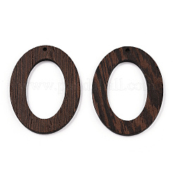 Pendentifs en bois de wengé naturel&nbsp;WOOD-T023-65