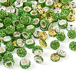Handgemachte Polymer Clay Strass Pavé Disco Perlen&nbsp;RB-TA0001-20A