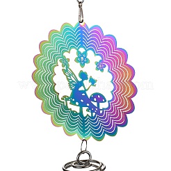 201 нержавеющая сталь 3d ветряные вертушки HJEW-E011-02RC-05