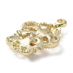 Подвески со стразами из легкого золотого сплава&nbsp;LS-PALLOY-Z016-05G