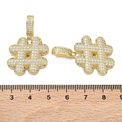 Латунные микро проложить кубического циркония подвески&nbsp;KK-P345-17G-05