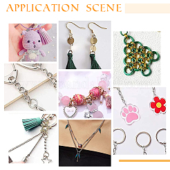 80 шт. Открытые соединительные кольца из нержавеющей стали 304 STAS-UN0044-90