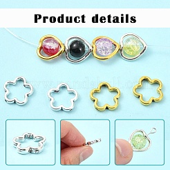 80 шт. рамка из сплава в тибетском стиле&nbsp;TIBE-YW0001-78