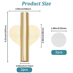 2 шт. настенная цветочная трубка в форме сердца&nbsp;FIND-GF0008-61G