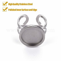 Фурнитура для манжетного кольца из нержавеющей стали 201&nbsp;STAS-S080-040C-P