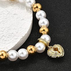 Латунь браслеты простирания BJEW-C098-07B