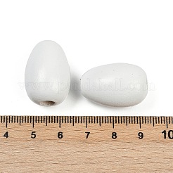 Спрей окрашены деревянные европейские бусины&nbsp;WOOD-F017-10F