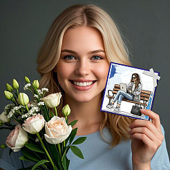 Женская тематика наборы инструментов для скрапбукинга своими руками DIY-GL0003-266