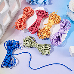 Cordones elásticos de poliéster de 30 m y 6 colores&nbsp;EC-TA0001-07B