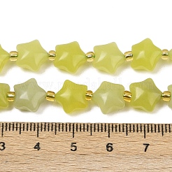 Натуральные нефритовые бусины G-Z080-A14-10mm