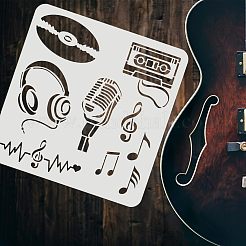 Пластиковые многоразовые шаблоны трафаретов для рисования DIY-WH0172-923