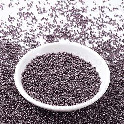 MIYUKIラウンドロカイユビーズ  日本製シードビーズ  （rr1088)亜鉛メッキスモーキーモーブ  11/0  2x1.3mm  穴：0.8mm  約1100PCS /ボトル  10 G /ボトル&nbsp;SEED-JP0008-RR1088