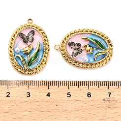 Подвески из нержавеющей стали 304 с эмалью&nbsp;STAS-B084-14G-03