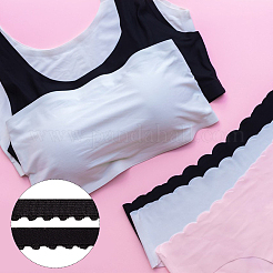 Плоский полиэстеровый широкий эластичный шнур OCOR-WH0100-22A