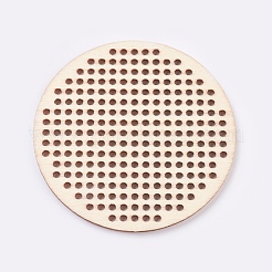 Disque vierge brodé au point de croix en bois&nbsp;X-WOOD-L006-21
