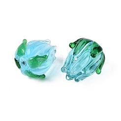 Perles vernissées manuelles&nbsp;LAMP-N042-02D