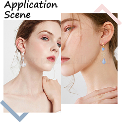 100шт 2 цвета латунные клипсы для серег&nbsp;KK-SC0004-17