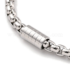 Устойчивые к потускнению браслеты-цепочки из нержавеющей стали 304 для женщин&nbsp;LS-BJEW-R318-03A-P