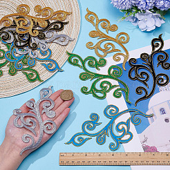 5 пара 5-х цветных цветочных компьютерных вышивальных ниток&nbsp;PATC-ME0001-15