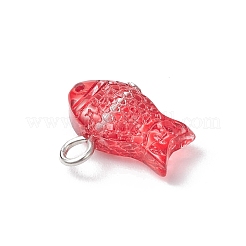 Подвески из стекла с рыбьей росписью&nbsp;PALLOY-JF03779