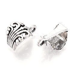 Цветочные поручни из сплава в тибетском стиле TIBE-Q046-04AS-LF