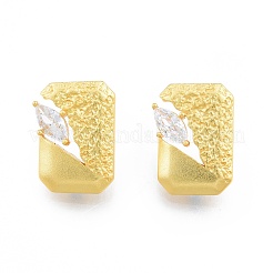 Серьга-гвоздик из латуни&nbsp;KK-F841-10MG