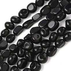 Natürlichen Obsidian Perlen Stränge&nbsp;G-C286-A02