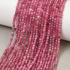 Natürliche rosa Turmalin Perlen Stränge&nbsp;GG-CBA1497-A03-2mm