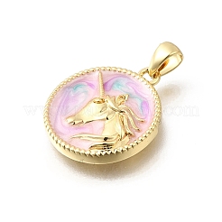 Латунь эмаль подвески&nbsp;KK-U072-23G