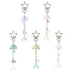 Подвесные украшения из цветочного стекла KEYC-FS00033-03