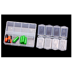Contenitori di perle di plastica trasparente&nbsp;CON-WH0019-03