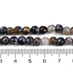 Naturbrand Knistern Achat Perlen Stränge&nbsp;G-C082-A01-38