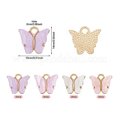 Charms in acrilico 20 pz 4 colori&nbsp;MACR-TA0002-55B