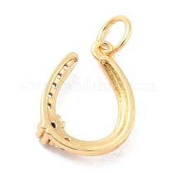 Кулоны из экологически чистой латуни с микропаве и кубическим цирконием&nbsp;KK-K268-21G