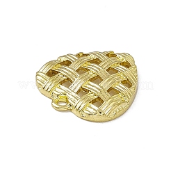 合金ペンダント  ハートチャーム  ライトゴールド  21.5x20x4mm  穴：1.6mm&nbsp;PALLOY-D014-01LG