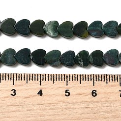 Природные моховой агат бисер нитей G-A272-A01-24