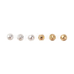 Perline distanziatrici rotonde ondulate in ottone placcate sotto vuoto pvd&nbsp;KK-JP0010-10-RS