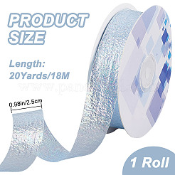 20 ярд переливающейся полиэстеровой гофрированной ленты для шитья&nbsp;OCOR-WH20007-14A