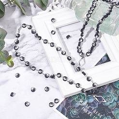 200 pièce de perles en argile polymère faites à la main de style yin yang&nbsp;DIY-SC0015-66A