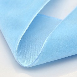 Ruban de velours en polyester pour emballage de cadeaux et décoration de festival&nbsp;SRIB-M001-19mm-308