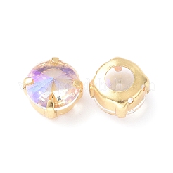 Эффект лунного света плоский круглый шить на стразах RGLA-G018-01A-04