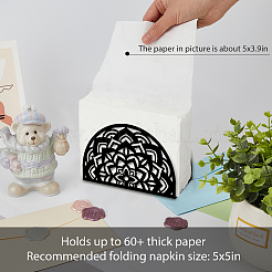 Железный держатель для салфеток DJEW-WH0039-84-019